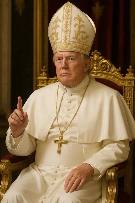 Trump, kendisini &quot;Papa&quot; olarak gösteren fotoğraf paylaştı

