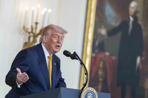 Trump: "(Leyen ile g&ouml;r&uuml;şme) İran&rsquo;ın milyonları &ouml;ld&uuml;rebilecek bir bombayı kontrol edemeyeceği konusunda hemfikirdik"
