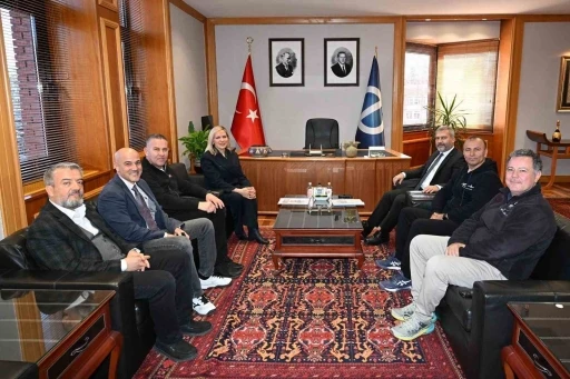 TTF Başkanı M&uuml;derrisgil, Rekt&ouml;r Adıg&uuml;zel&rsquo;i ziyaret etti
