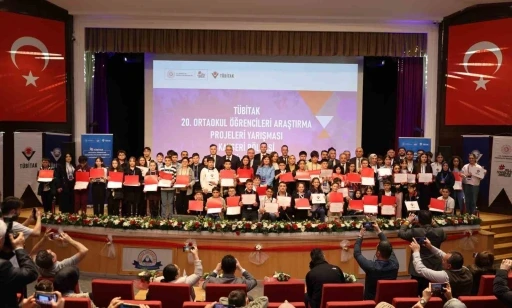 T&Uuml;BİTAK Ortaokul &Ouml;ğrencileri Araştırma Projeleri Kayseri B&ouml;lge Yarışması&rsquo;nı kazananlar belli oldu
