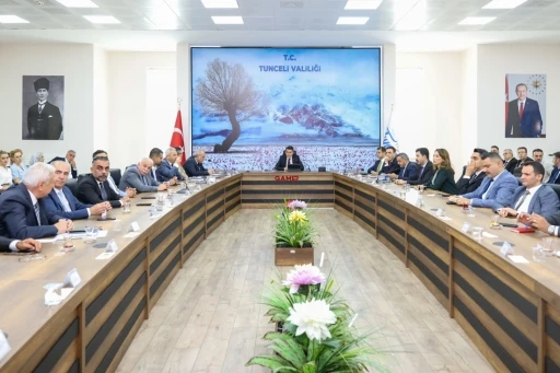 Tunceli&rsquo;de 117 projelik yatırım programı değerlendirildi
