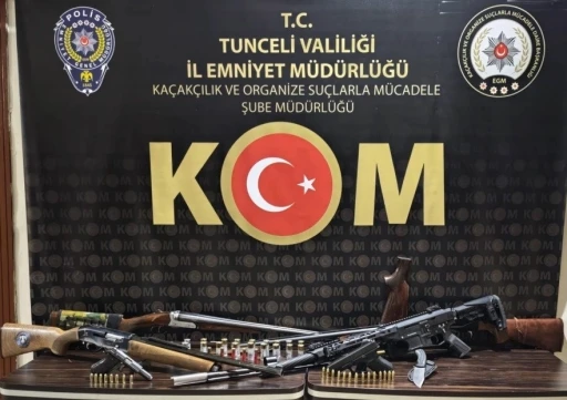Tunceli&rsquo;de ruhsatsız silah operasyonu: 6 ş&uuml;pheli yakalandı
