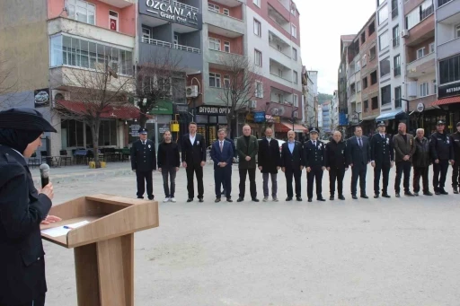 T&uuml;rkeli&rsquo;de Polis Haftası t&ouml;reni

