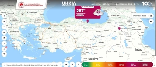 T&uuml;rkiye&rsquo;de en kirli hava &Uuml;nye&rsquo;de &ouml;l&ccedil;&uuml;ld&uuml;
