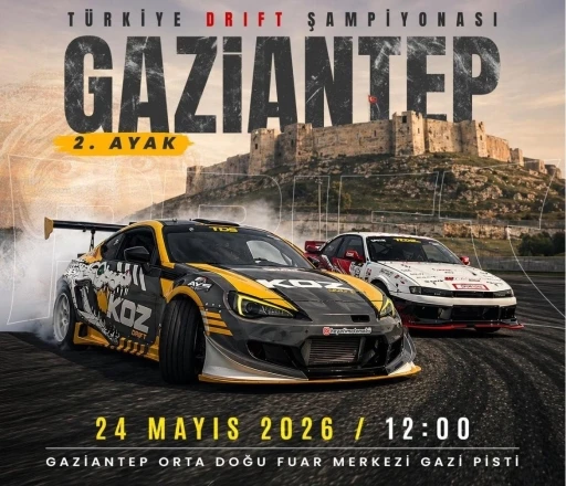 T&uuml;rkiye Drift Şampiyonası ilk kez Gaziantep&rsquo;te
