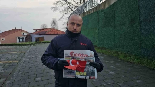 T&uuml;rkiye Gazetesi dağıtıcısından duygulandıran hareket
