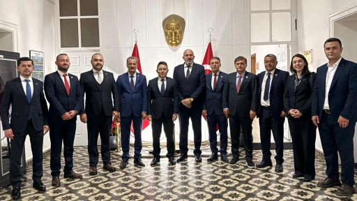 Türkiye Muhtarlar Konfederasyonu’ndan Kaymakam Kaya’ya ziyaret