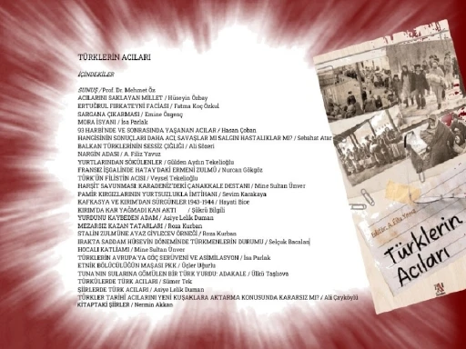 ‘Türklerin Acıları’ isimli kitabın paneli Ankara’da yapılacak
