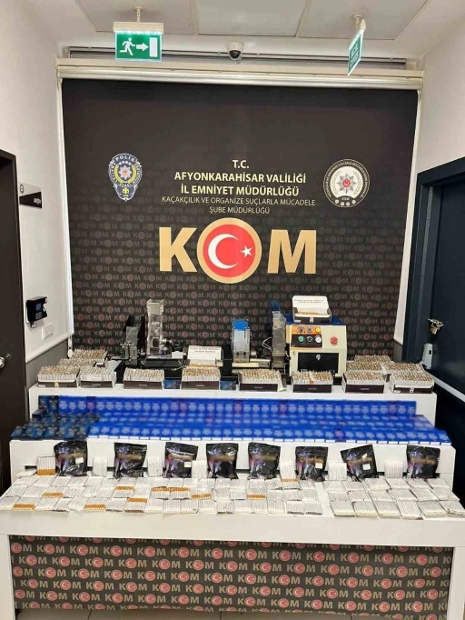 Tütün kaçakçılığı yapan 2 şüpheliye işlem uygulandı
