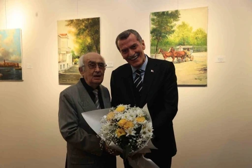 Tuval &uuml;zerine İstanbul sergisi, Zeytinburnu K&uuml;lt&uuml;r Sanat merkezinde
