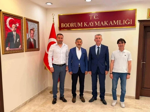Başkan U&ccedil;ak Bodrum'da Eğitim &Ccedil;alışanlarının Taleplerini İletti