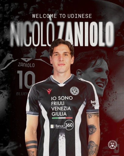 Udinese, Nicolo Zaniolo’yu kadrosuna kattı
