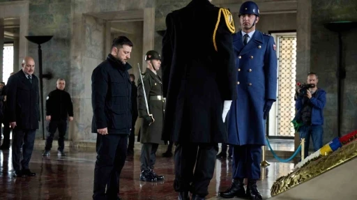 Ukrayna Devlet Başkanı Zelenskiy Anıtkabir’de
