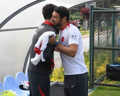 Ümit Milli Takımı, Arnavutluk maçı hazırlıklarına ara vermeden başladı
