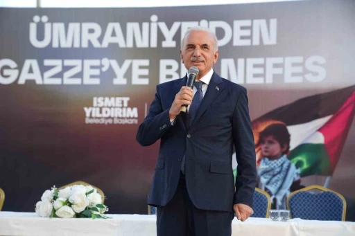 Ümraniye’den Gazze’ye destek etkinliği
