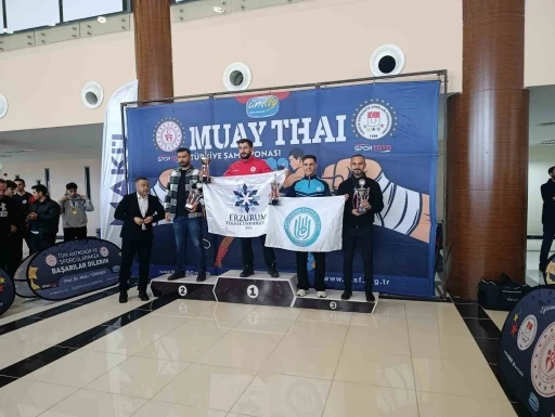 &Uuml;NİLİG Muay Thai T&uuml;rkiye Şampiyonası&rsquo;nda BE&Uuml; zirvede
