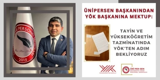 ÜNİPERSEN Başkanı Güzel’den YÖK’e mektup

