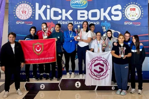 &Uuml;niversitelerarası Kick Boks T&uuml;rkiye Şampiyonası&rsquo;nda MCB&Uuml;&rsquo;den b&uuml;y&uuml;k başarı
