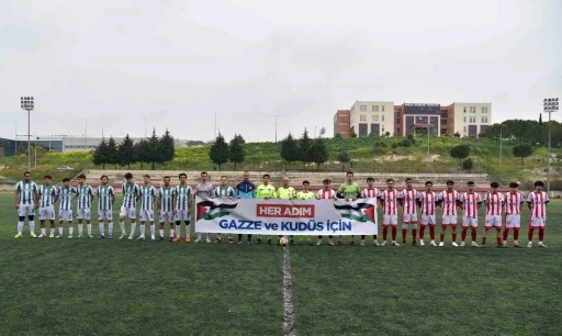 &Uuml;niversiteli sporculardan Filistin ve Gazze&rsquo;ye &ouml;zg&uuml;rl&uuml;k etkinliği
