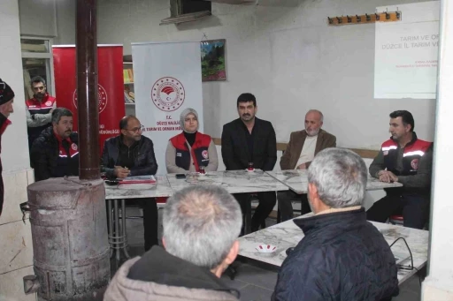 &Uuml;reticilere sulama ve kırsal kalkınma destekleri anlatıldı
