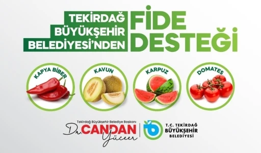 &Uuml;reticiye y&uuml;zde 70 hibeli fide desteği

