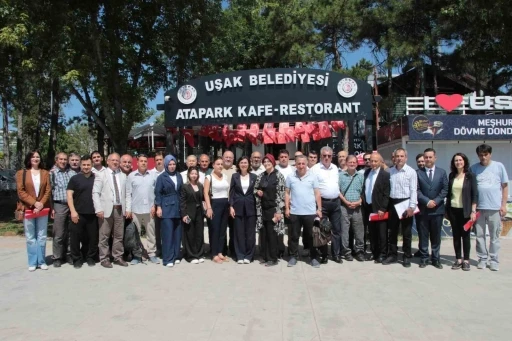 Uşak Belediye Başkan Vekili Terekeci &Ouml;zkan basın mensupları ile bir araya geldi
