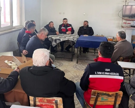 Uşak İl Tarım ve Orman M&uuml;d&uuml;rl&uuml;ğ&uuml; &uuml;reticilerle sahada bir araya geldi
