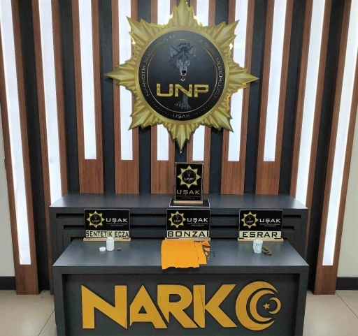 Uşak&rsquo;ta &ccedil;ok sayıda uyuşturucu madde ele ge&ccedil;irildi
