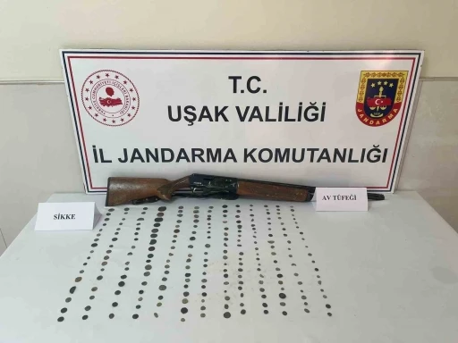 Uşak’ta Osmanlı ve Roma dönemlerine ait 232 adet sikke yakalandı
