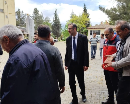 Uşak&rsquo;ta tarımsal &uuml;retim ve kooperatif&ccedil;ilik i&ccedil;in İnay k&ouml;y&uuml;nde saha incelemesi yapıldı

