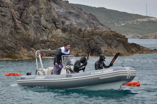 Usta zıbkıncılar maharetlerini Didim açıklarında sergileyecek
