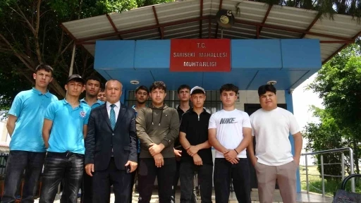 &rsquo;Uyuşturucuya hayır&rsquo; diyen muhtar ve mahallenin gen&ccedil;leri birlikte kısa film &ccedil;ekti
