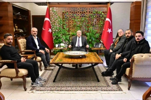 Vali Ali Fidan Düzceli gazetecileri ağırladı
