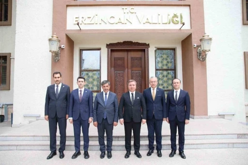 Vali Aydoğdu, başka illere atamaları yapılan kaymakamları makamında kabul etti
