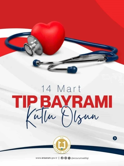 Vali Baruş&rsquo;tan 14 Mart Tıp Bayramı mesajı
