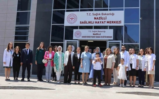 Vali Canbolat’ın eşi ve beraberindeki heyet Nazilli Sağlıklı Yaşam Hizmetleri’ni yerinde inceledi
