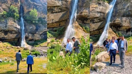 Vali Çelik’ten Ağaçdibi Şelalesi paylaşımı
