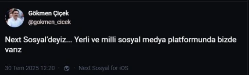 Vali Çiçek yerli ve milli platformda

