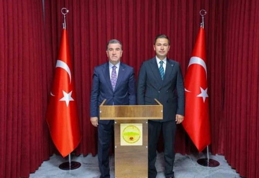 Vali Eldivan&rsquo;dan Kaymakam Yıldırım&rsquo;a hayırlı olsun ziyareti
