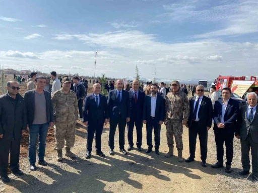 Vali Hatipoğlu çocuklarla birlikte fidan dikip can suyu verdi
