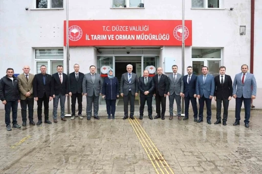 Vali Makas, "D&uuml;zce &uuml;lkemizin &ouml;nemli tarım şehirlerinden"
