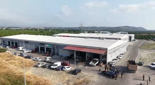 Vali Masatlı, Erzin K&uuml;&ccedil;&uuml;k Sanayi Sitesi&rsquo;nde incelemelerde bulundu
