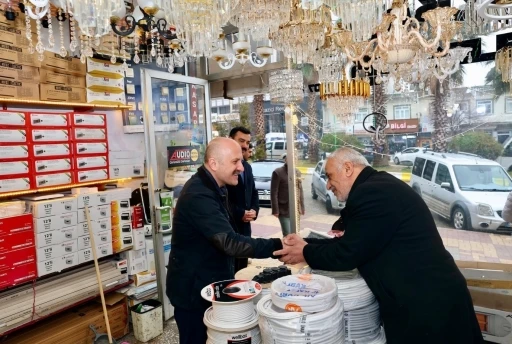 Vali Varol&rsquo;dan Kahta esnafına moral ziyareti
