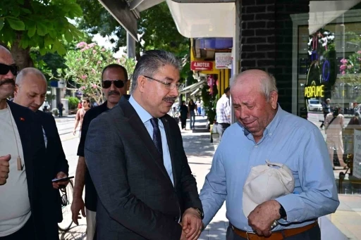 Vali Yılmaz ile vatandaşın duygulandıran buluşması
