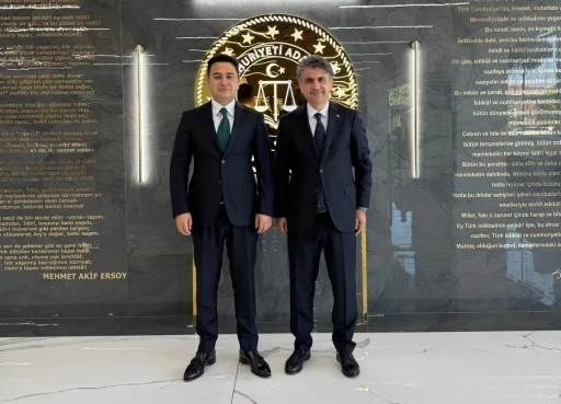 Valilerden Başsavcı Yasin Emre&rsquo;ye hayırlı olsun ziyareti
