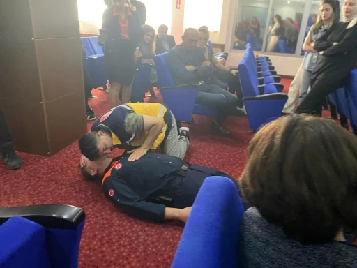 Valilik çalışanlarına yangın eğitimi
