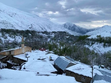 Van’a mayıs ayında lapa lapa kar yağdı
