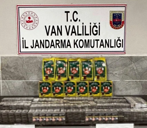 Van’da bin 460 paket kaçak sigara ele geçirildi
