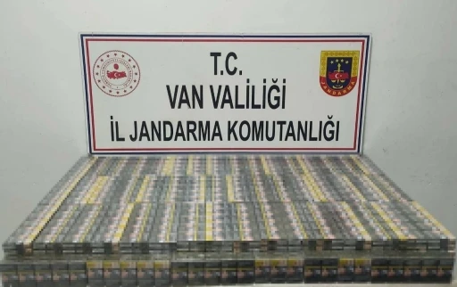 Van’da bin 980 paket kaça sigara ele geçirildi
