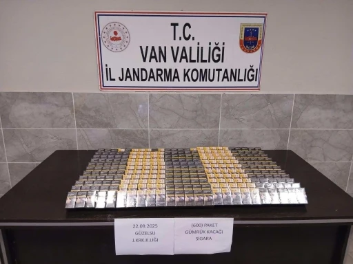 Van’da kaçak sigara ve malzeme ele geçirildi